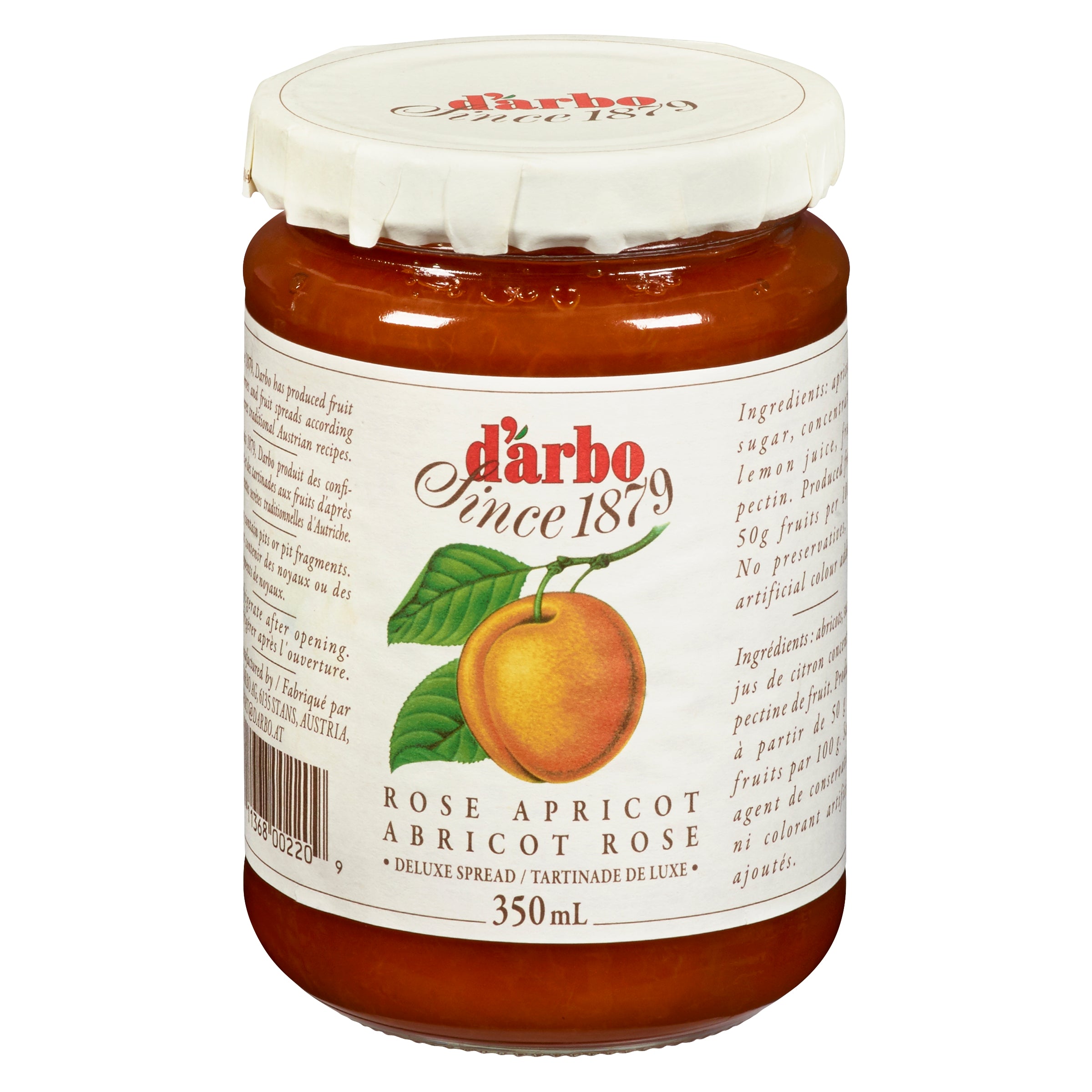 Darbo Rose Apricot Spread (350ml)