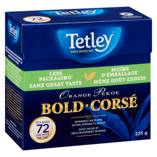 Tetley Bold 橙白毫茶包 72 包（225 克）