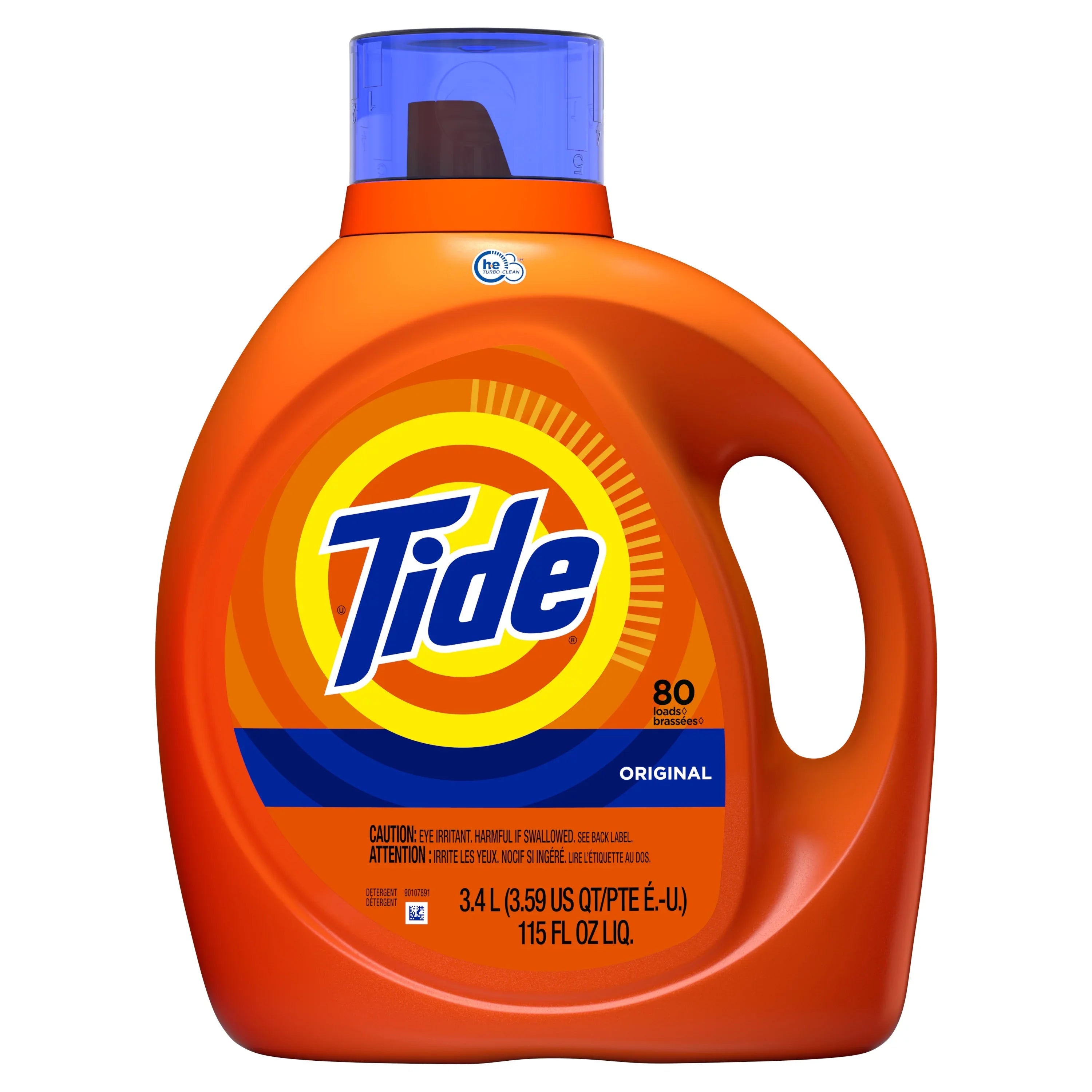 Tide Liquid Laundry Detergent High Efficiency Original 80 Ld (3.4L)