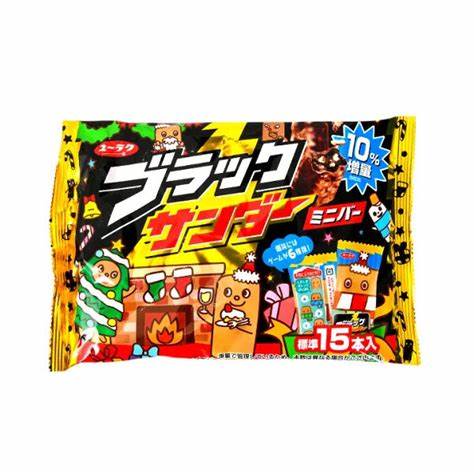 Yuraku Black Thunder Chocolate Mini Bar (196g)