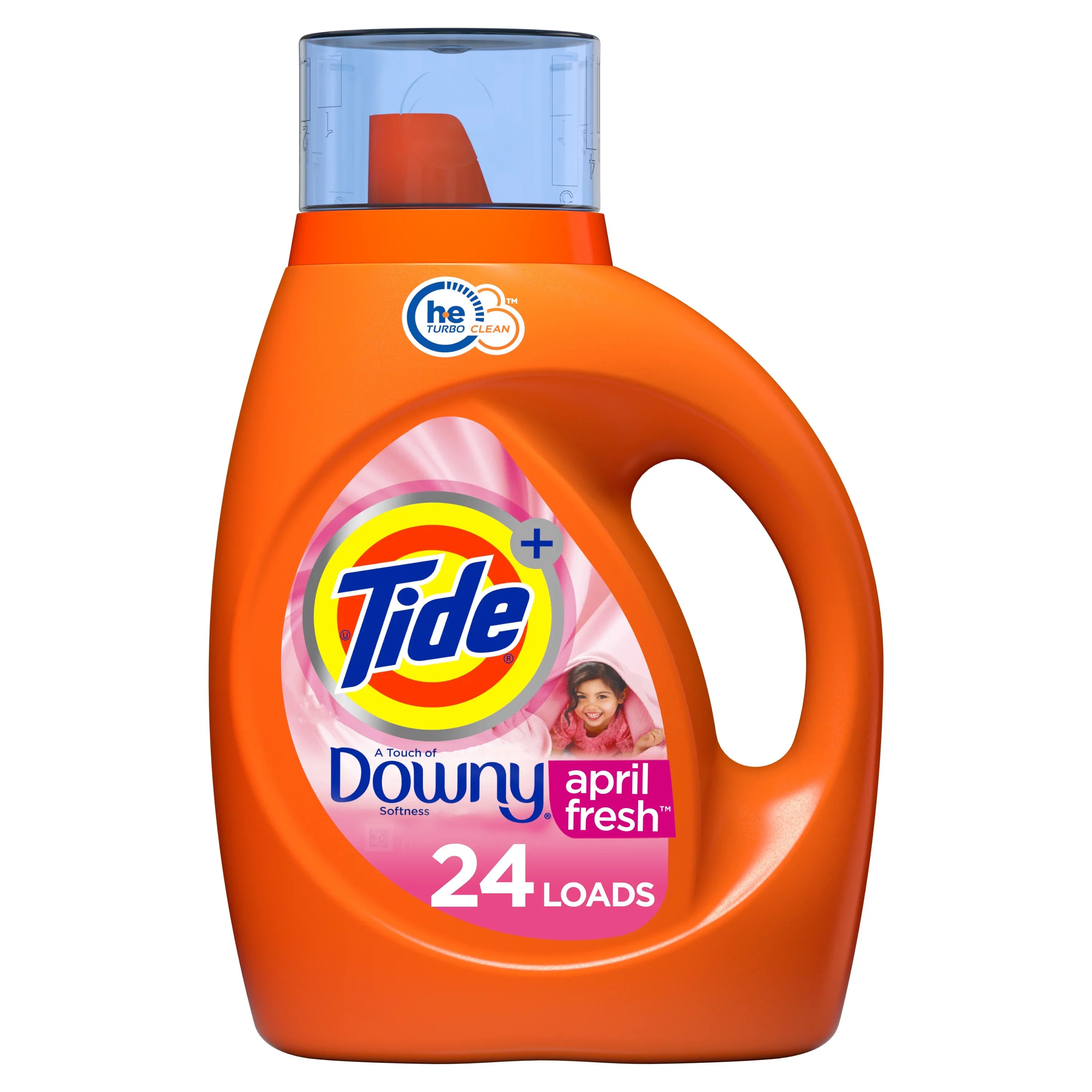 Tide Liquid Laundry Detergent High Efficiency Downy April Fresh 24 Ld (1.36L)