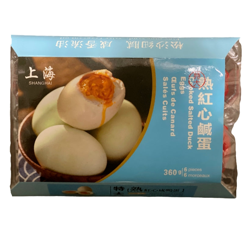 Shanghai Authentic Cooked Salted Duck Eggs 6pc