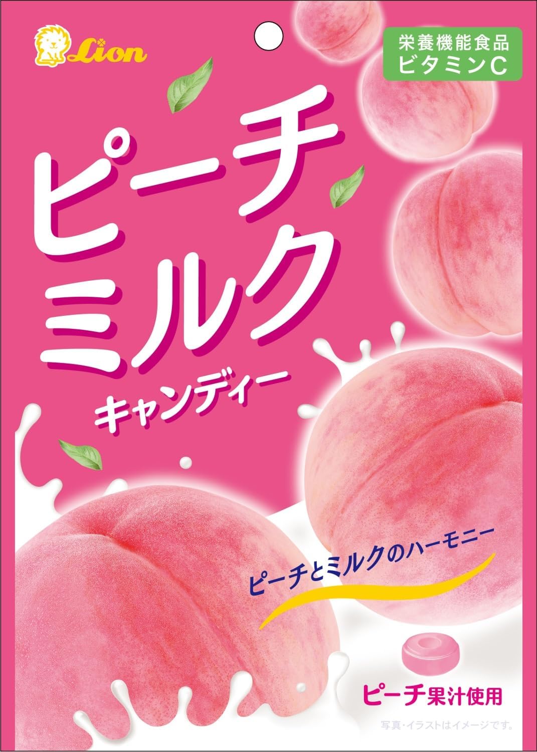 Lion Confectionery Peach Milk Candy (59g)