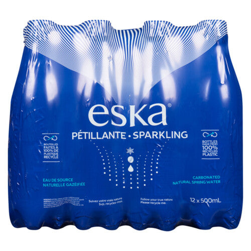 ESKA Sparkling Water 12 Bottle (500ml)