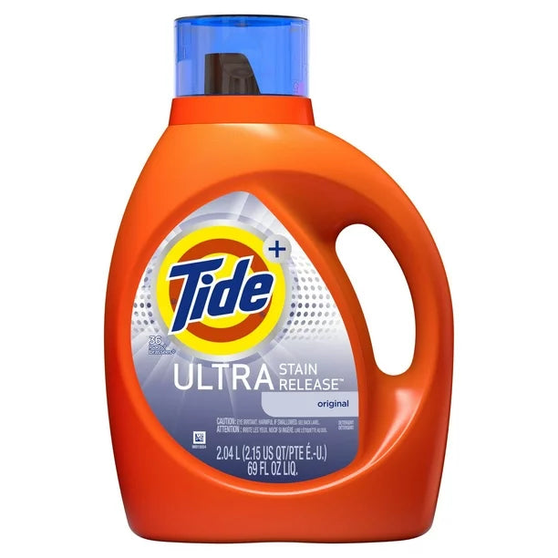 Tide Liquid Laundry Detergent High Efficiency Ultra Stain Release Orig 36 Ld (2.04L)