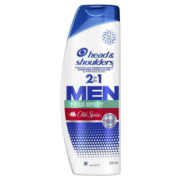 Head &amp; Shoulders 2en1 Homme Anti-Pelliculaire Sport Old Spice (370ml)