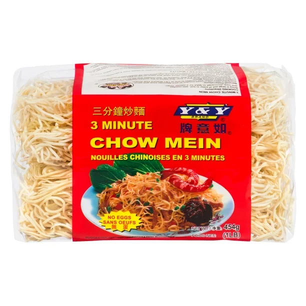 Y&Y 3 Minute Chow Mein Noodles (454g)