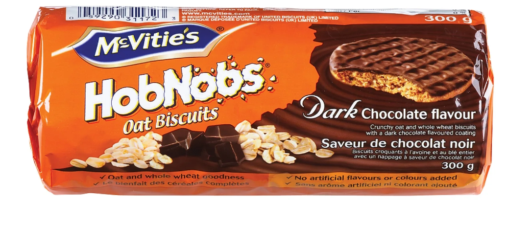 McVitie's 黑巧克力 Hob Nobs (300g);T23