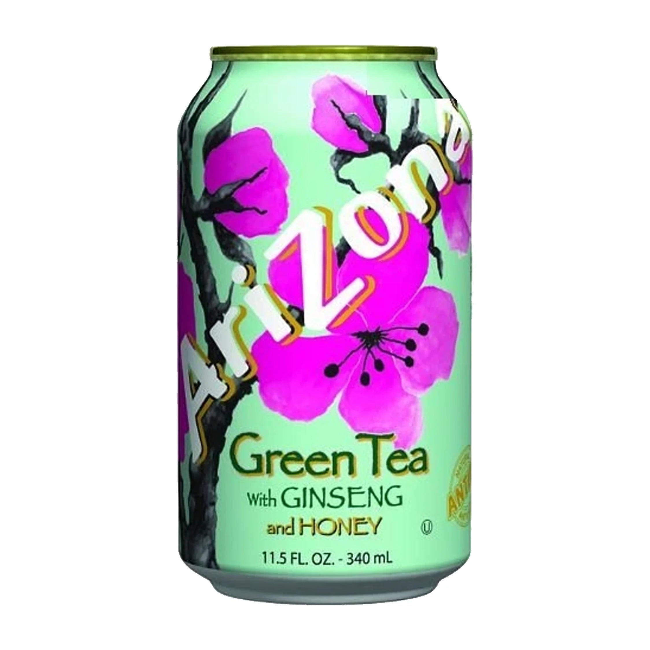 Thé vert Arizona Ginseng et miel (340 ml) ; T20 x H9