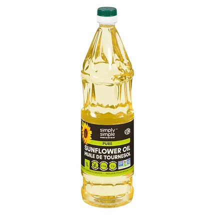 Simply Non GMO Pure Sunflower Oil 1L