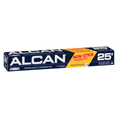 Alcan Aluminum Foil Non - Stick 30CMx7.62M (25's) - Brandco Direct Inc