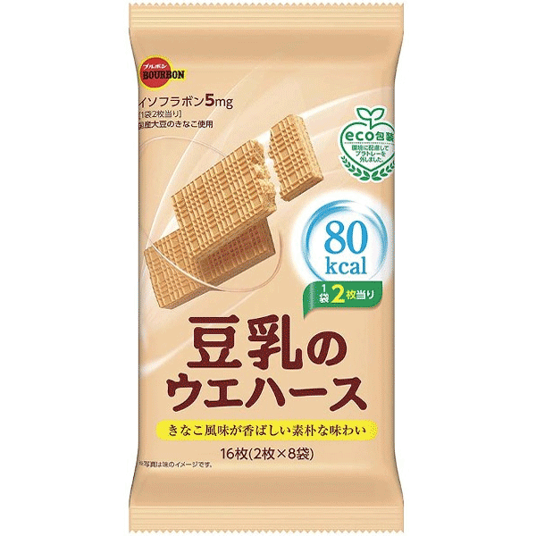 Bourbon Soy Milk Sandwich Wafer Biscuit (2Pcs)