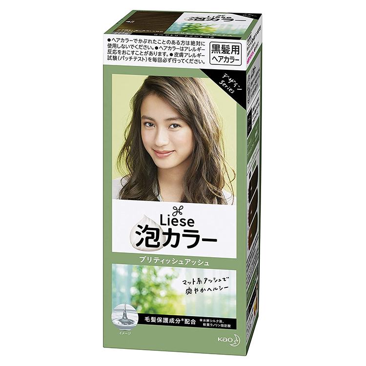 KAO Japan Liese Prestia Creamy Bubble Hair Color British Ash