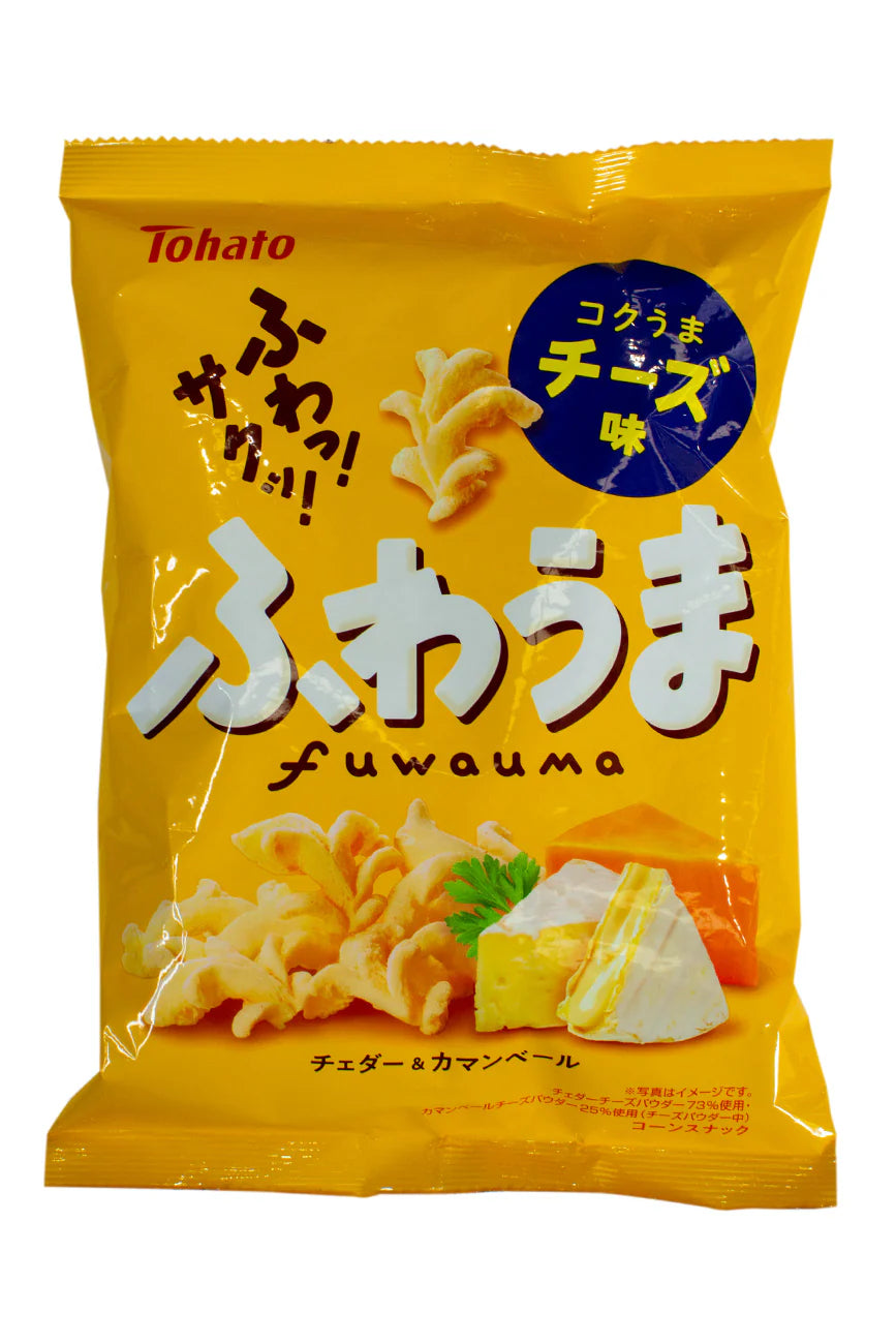 Tohato Fuwauma Corn Snack Cheese (56g)