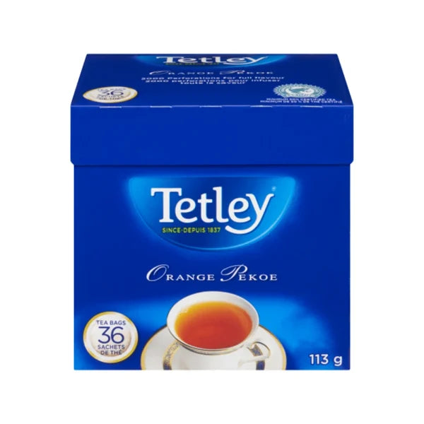 Tetley 橙白毫茶 36 瓶 (113 克)