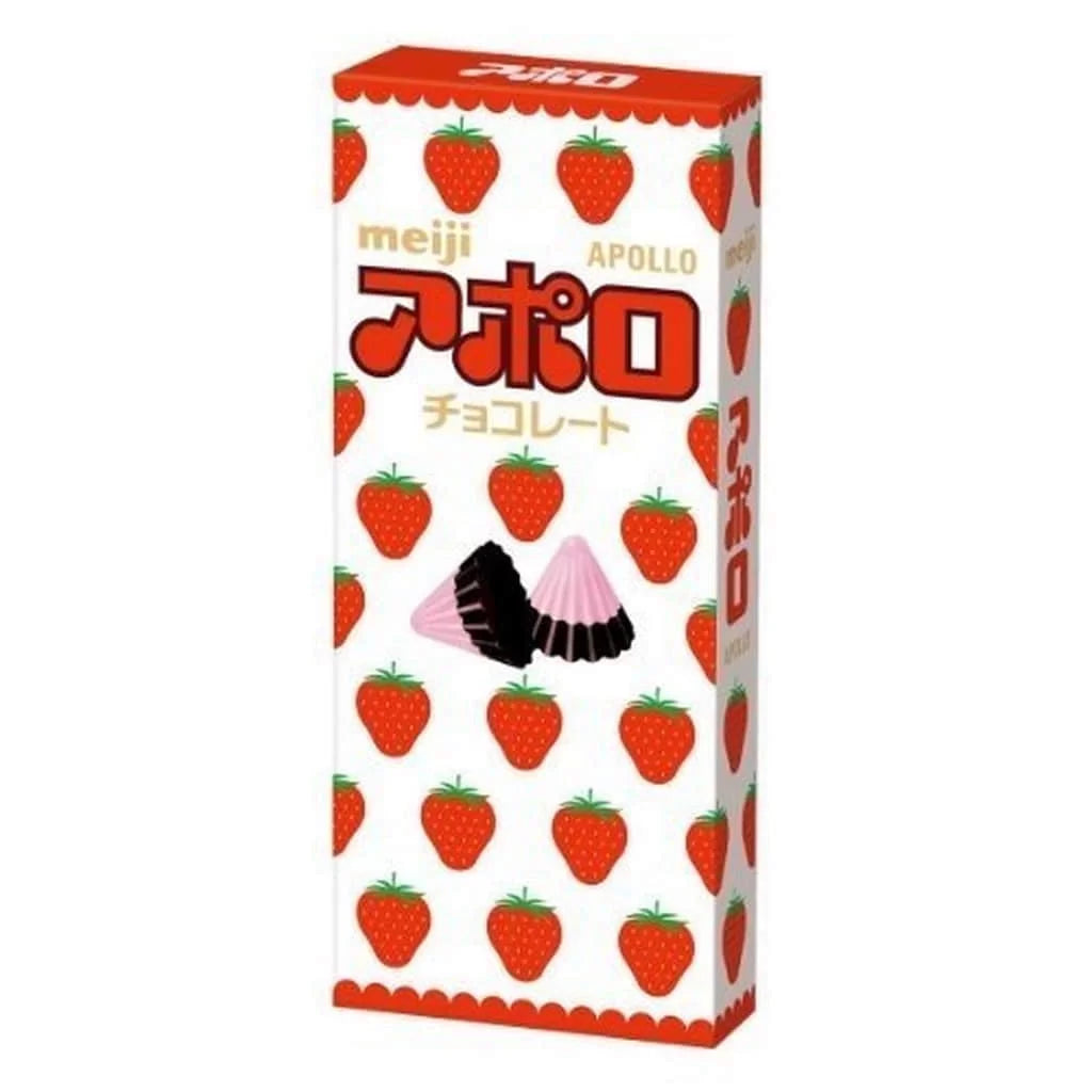 Chocolat à la fraise Meiji Apollo (46 g)