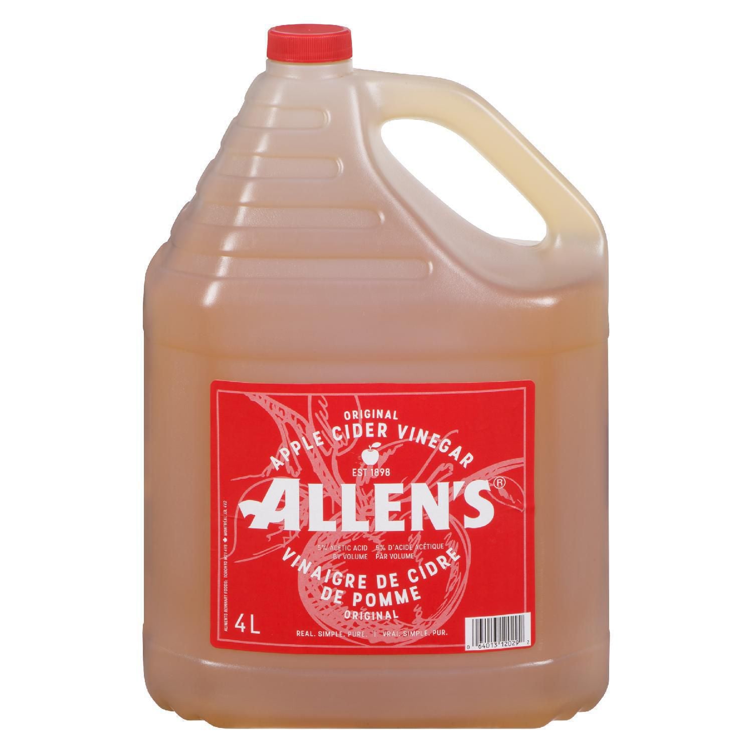 Allen's Apple Cider Vinegar (4L)