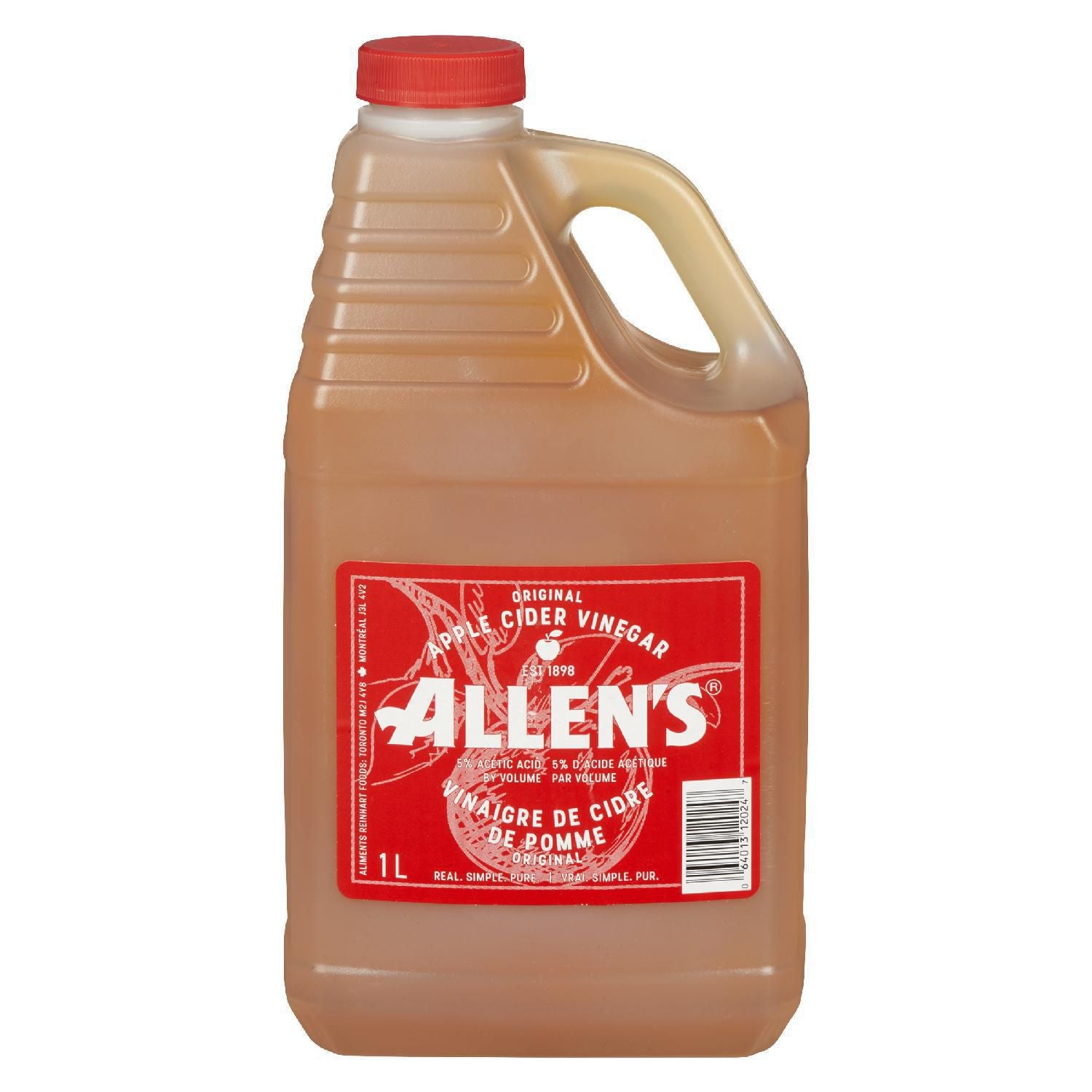 Allen's Pure Apple Cider Vinegar (1L)