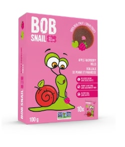 Bob Snail Apple Raspberry Fruit Rolls 6 Packs (100g)