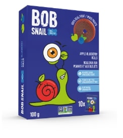 Bob Snail Apple Blueberry Fruit Rolls 6 Packs (100g)