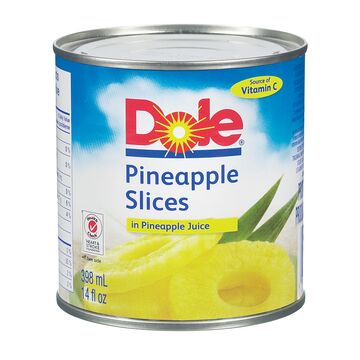 Dole Sliced Pineapple in Juice (398ml)