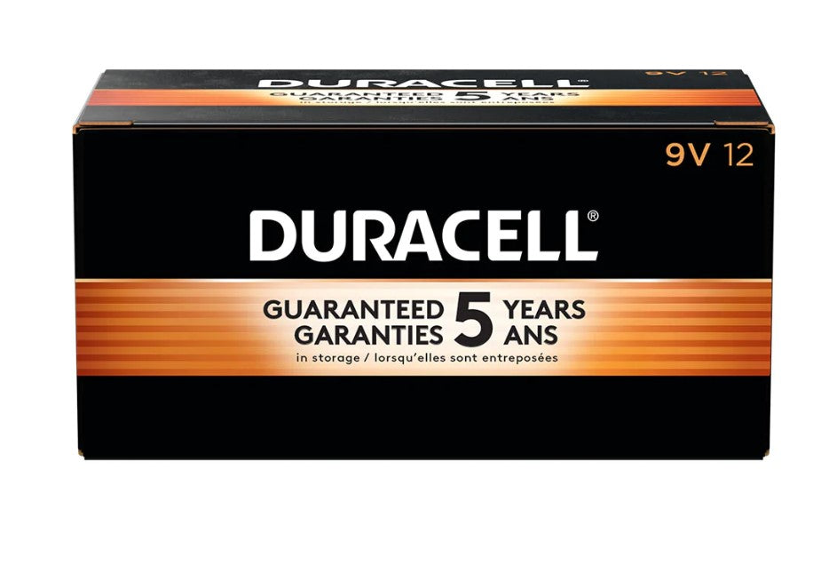 Duracell Alkaline Battery 9V-1 (12ct)