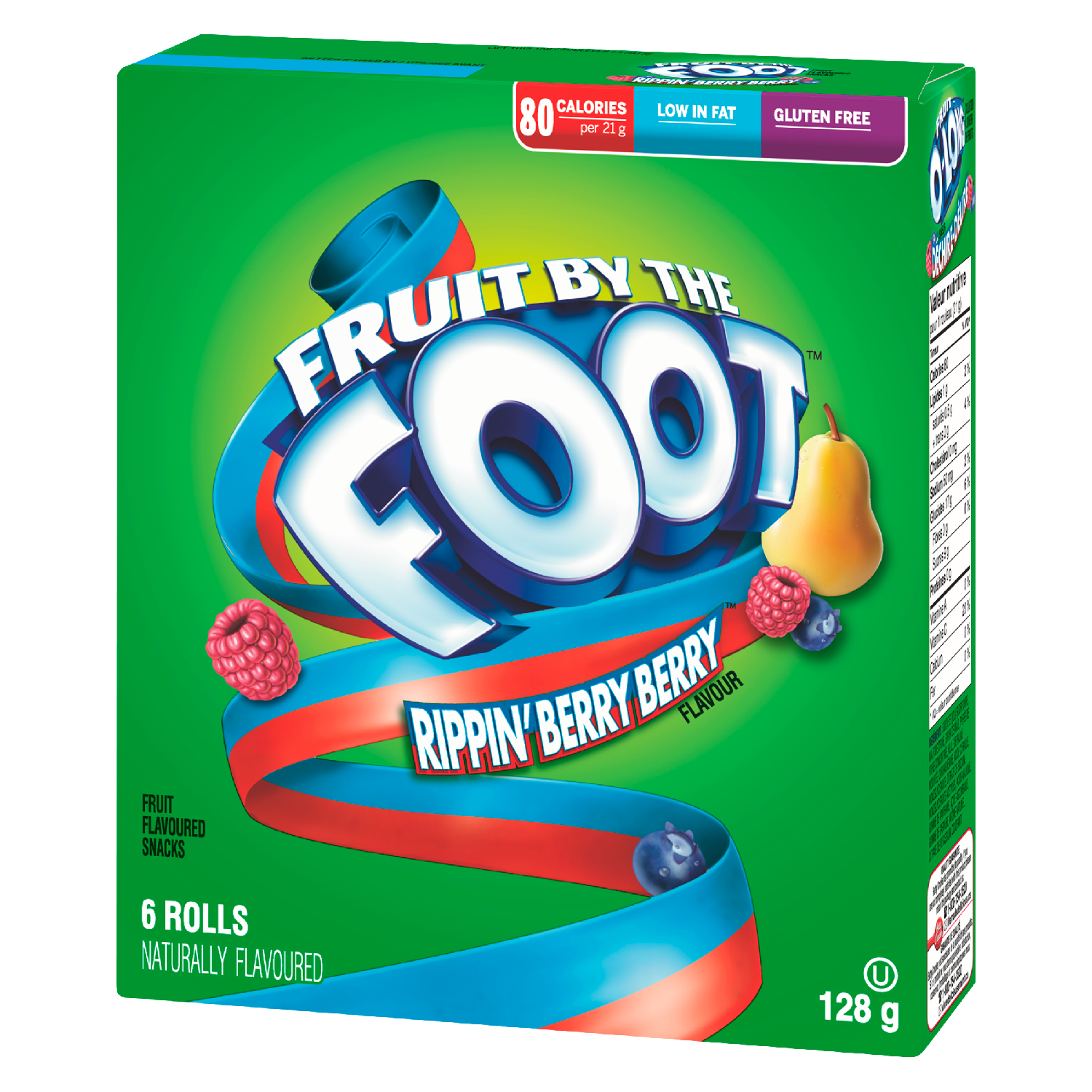 Fruit by The Foot Rippin Berry  (128g)