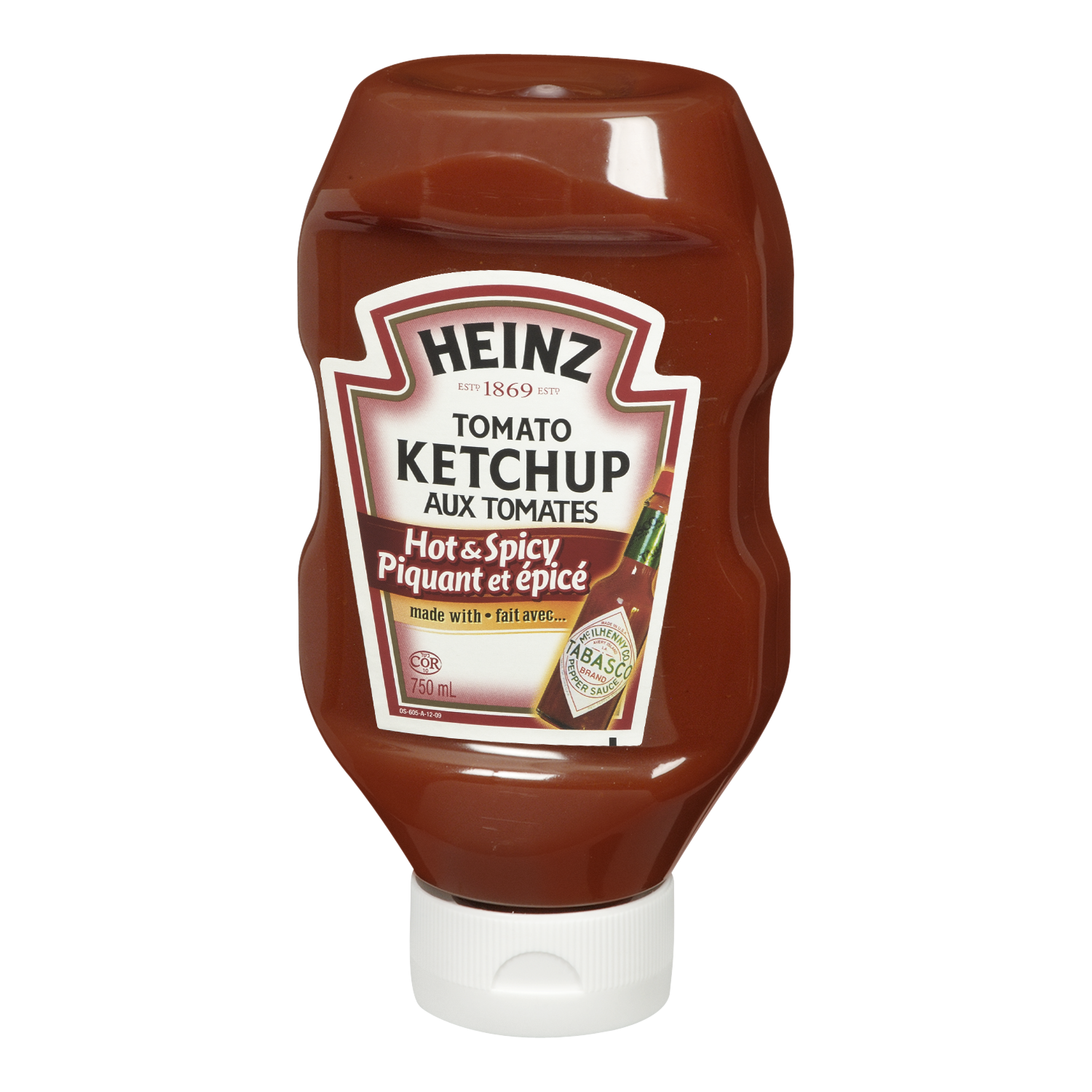 Heinz Ketchup Upside Down Hotandspicy 750ml Brandco Direct Inc