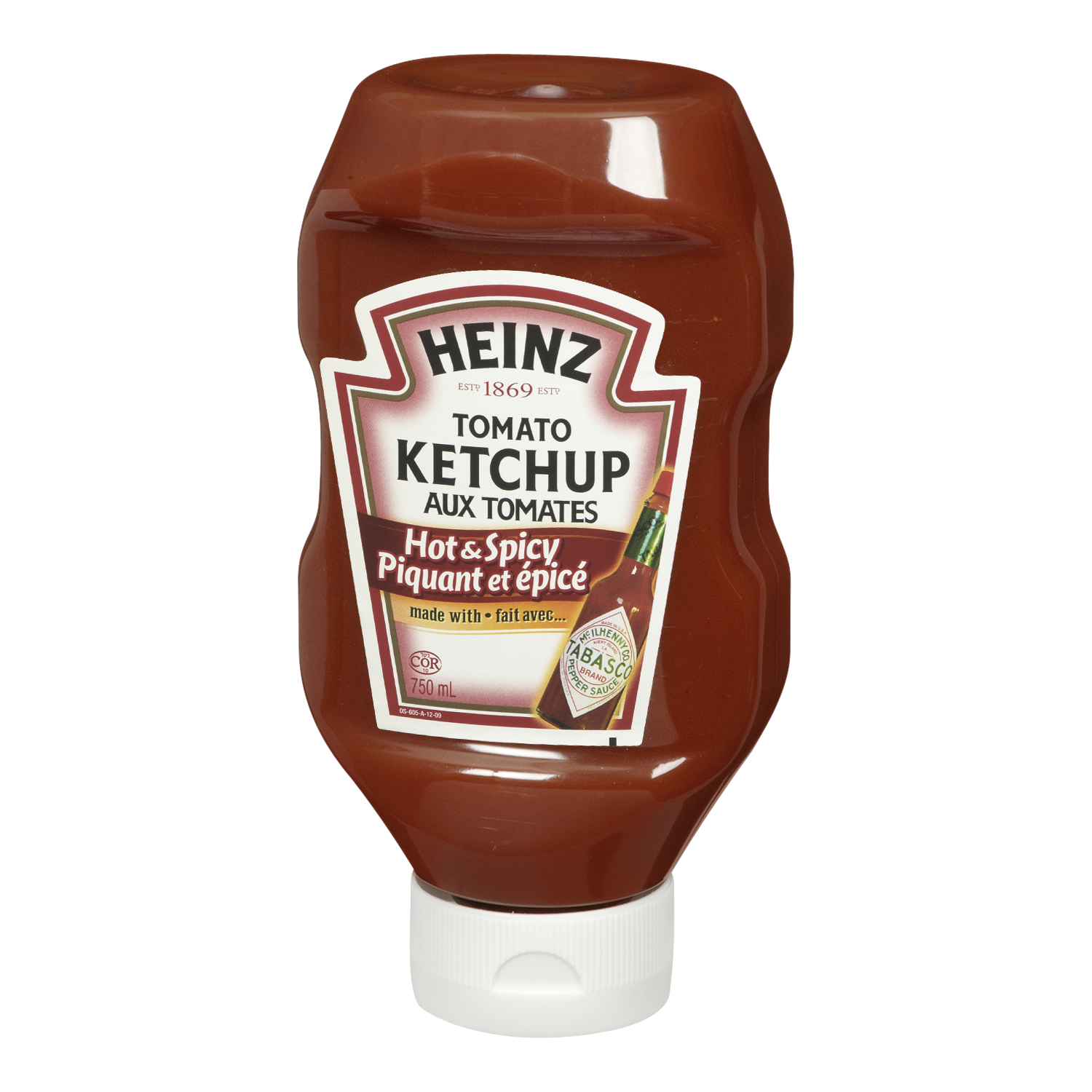 Heinz Ketchup Upside Down Hot&Spicy (750ml)