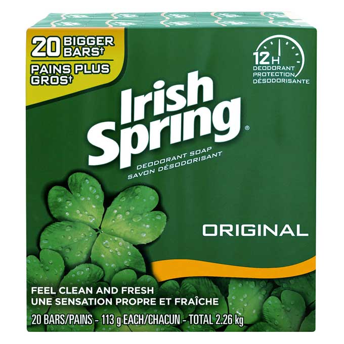 Irish Spring Soap Original 20 Bar (20x113g)
