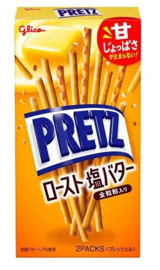 Glico Roast Salt Butter Pocky 12Pk (62g)