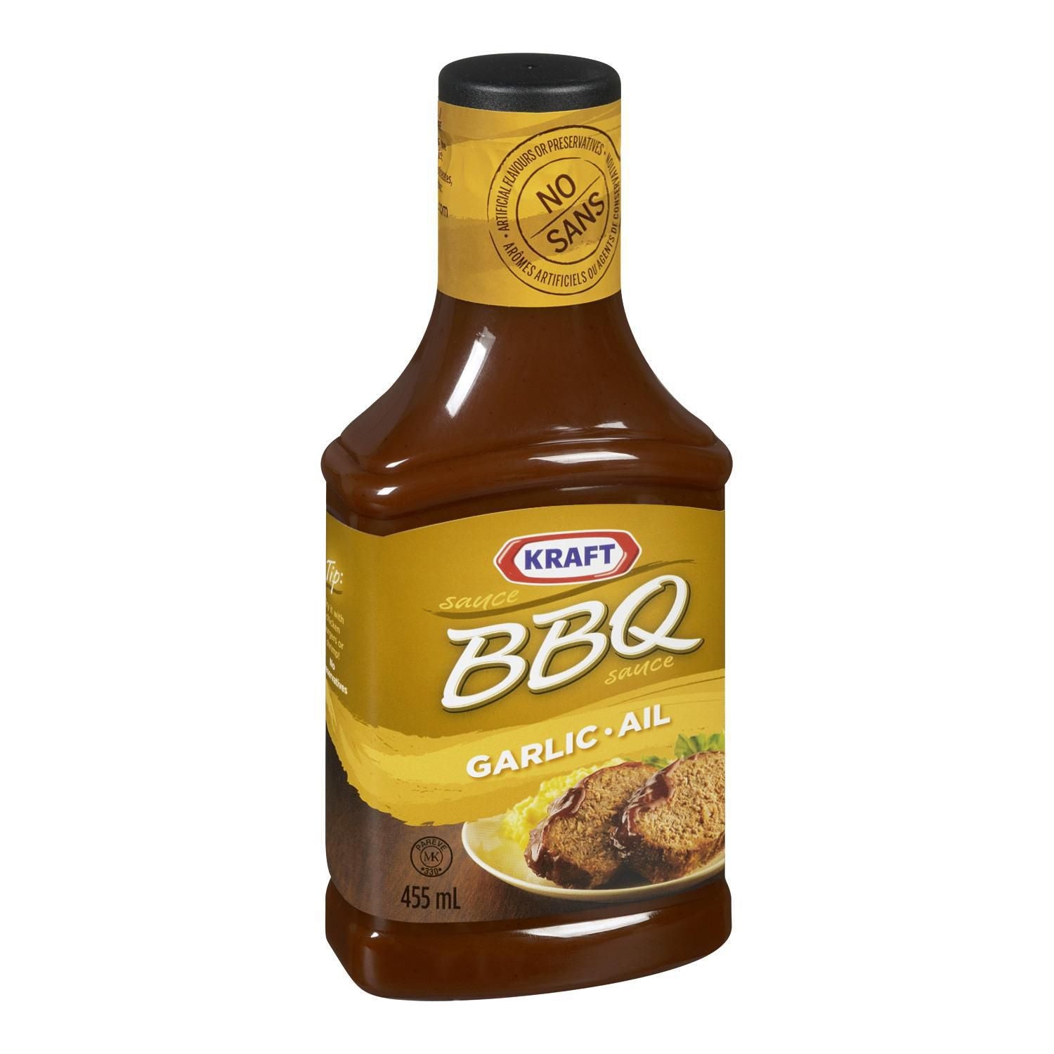 Kraft BBQ Sauce Garlic (455ml)