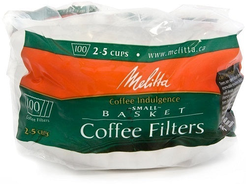 Melitta Basket Coffee Filter 2-5 Cups (100's)