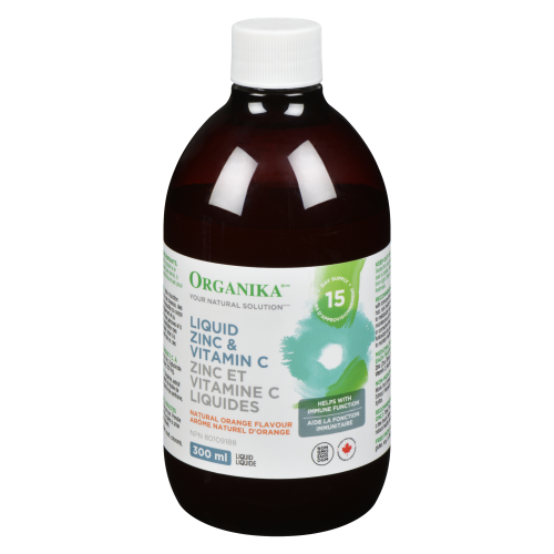 Organika 维生素 C 液体锌-橙子味 (300ml)