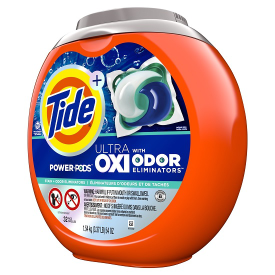 Tide Pods Ultra Oxi Odr Eliminators 32ct(1.54kg)