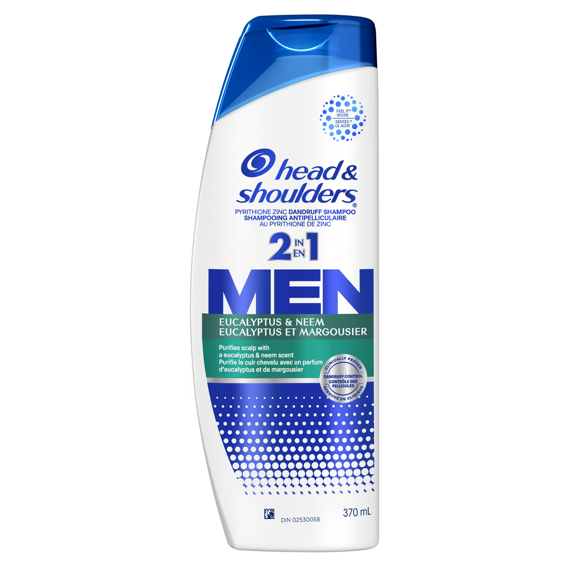 Head & Shoulders Men 2in1 Eucalyptus&Neem Shampoo(370ml)