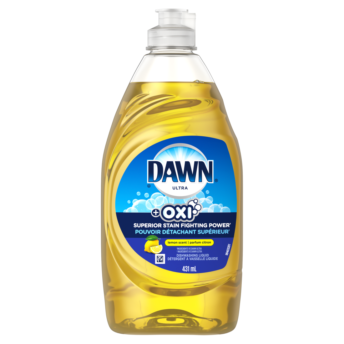 Dawn Ultra Oxi Lemon Scent Dishwashing(431ml)