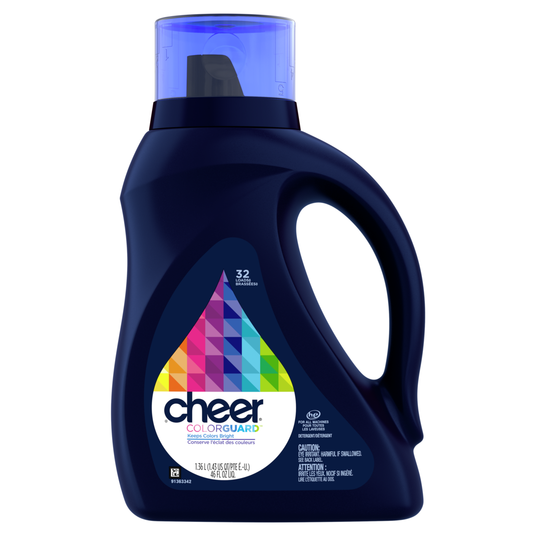 Cheer Colorguard Liquid Laundry Detergent 32 Loads (1.36L)