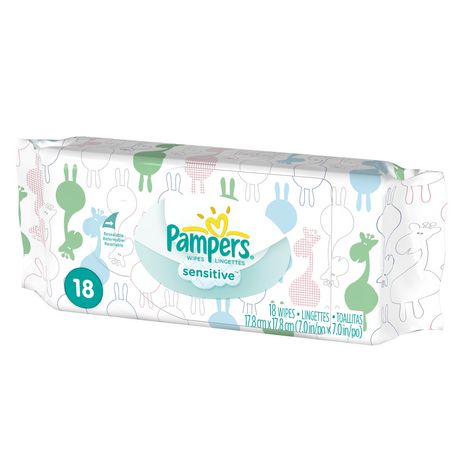 Pampers Baby Wipes Sensitive (18s)