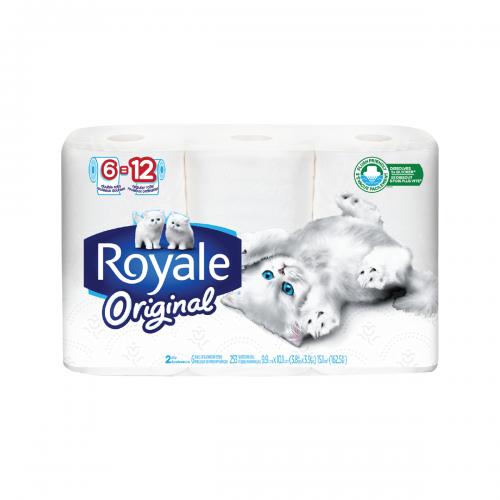 Royale Toilet Paper 6DR=12R 2Ply 242S (6Rolls)