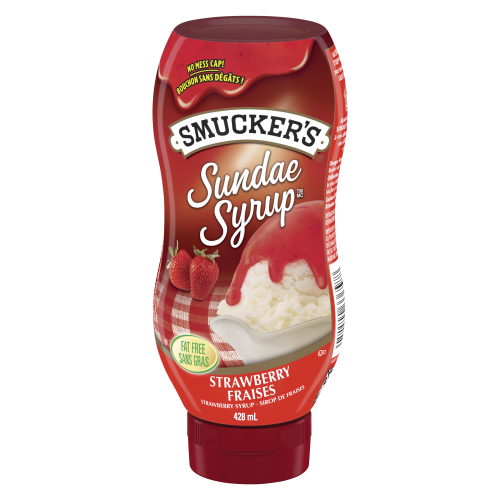 Smuckers Strawberry Syrup Sundae (428ml)