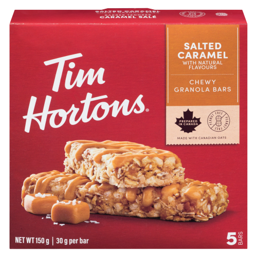 Tim Hortons Salted Caramel Granola Bar (5x30g)