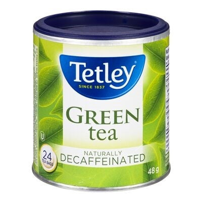 Tetley Decaffeinated Green Tea 24's (48g)