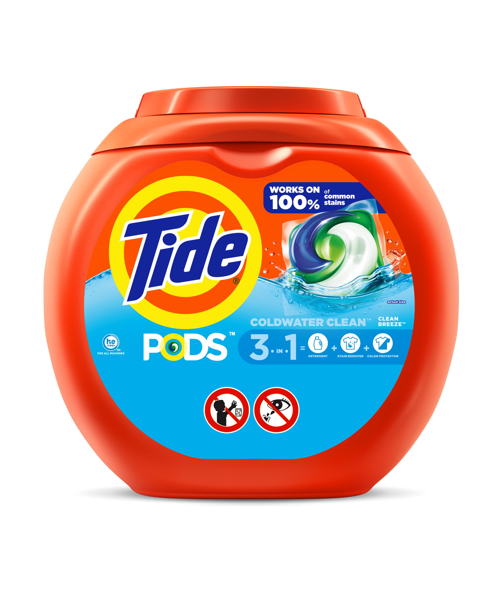 Tide Pods Detergent Clean Breeze 42ct (1.04Kg)