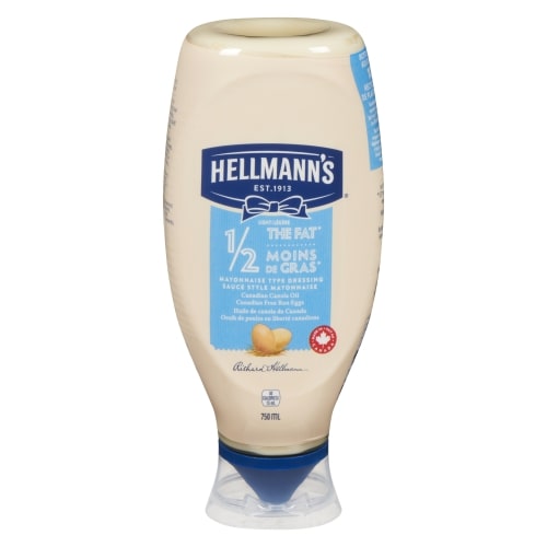 Hellmann's Mayonnaise 1/2 The Fat (750ml)