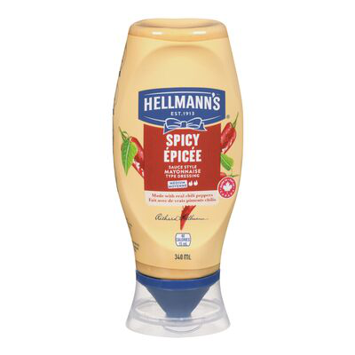 Hellmann's Spicy Sauce  Mayonnaise (340ml)