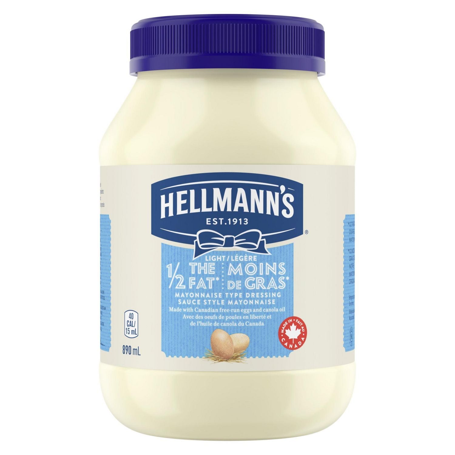 Hellmann's Mayonnaise 1/2 The Fat (890ml)
