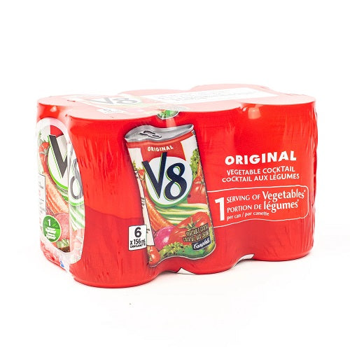 V8 果汁蔬菜鸡尾酒原味 (6x156ml)