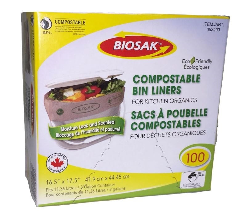 Biosak Comp Brown Bag 41.9cm X 44.45cm (100's)