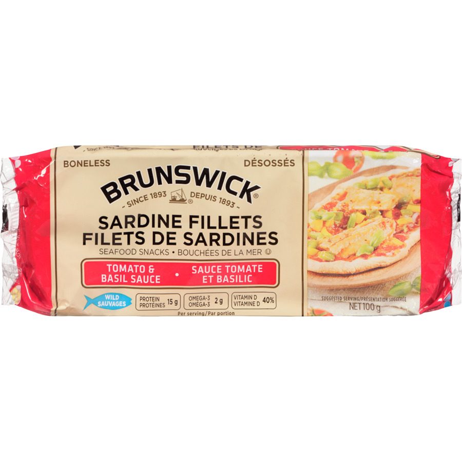 Brunswick Seafood Snacks In Tomato & Basil (100g)